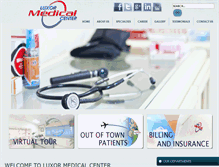 Tablet Screenshot of luxormedicalcenter.com